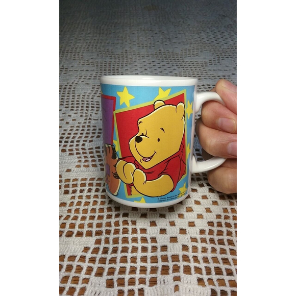 Vintage Disney Winnie The Pooh Coffee Mug Staffordshire England Tigger Piglet - Picture 8 of 10